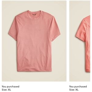 NWT J. Crew Coral Short Sleeve Performance Coolmax XL